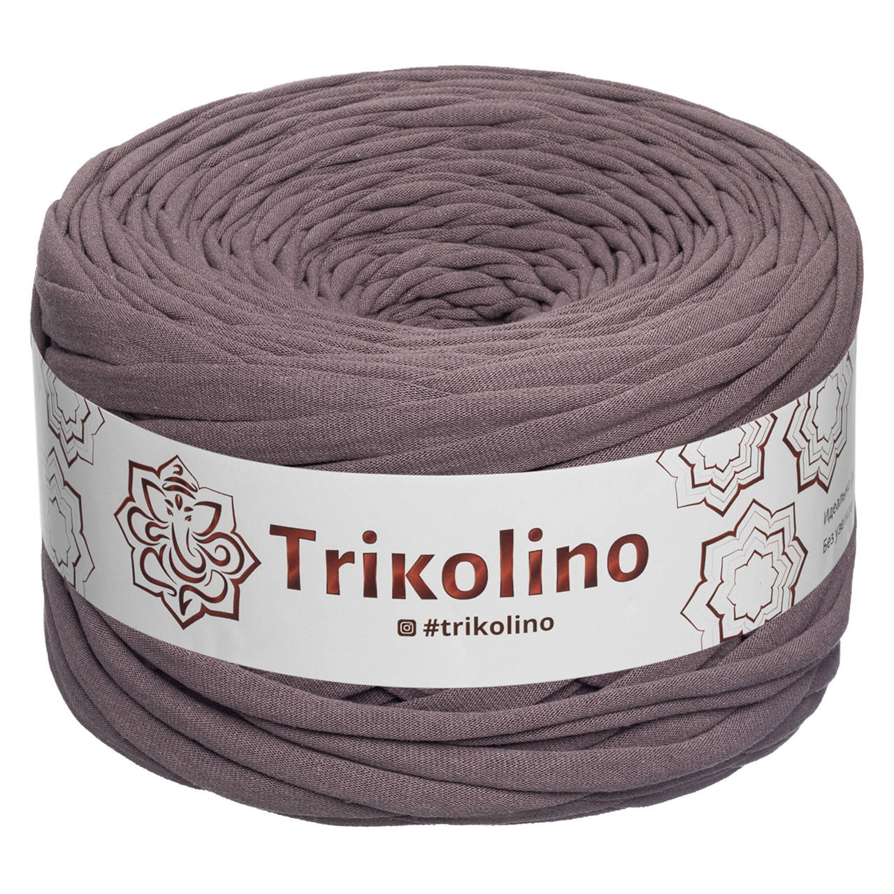 

Trikolino (Триколино) 7-9 мм 100 м кофе Трикотажная пряжа, нитки для вязания.