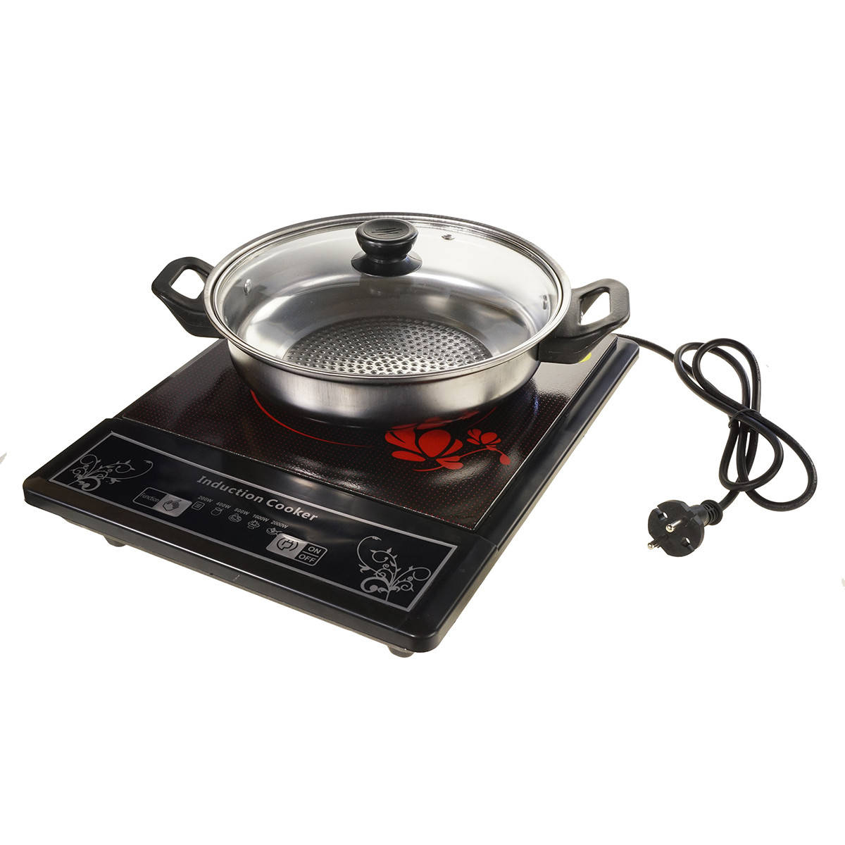 

Переносная индукционная плита Induction Cooker, Кастрюля 2,5 л в подарок (Арт. 4806)