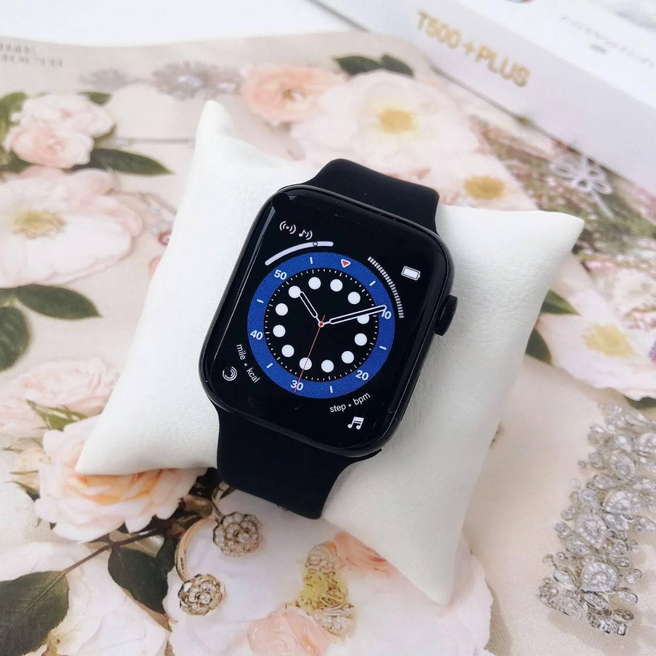 

Умные Смарт Часы Smart Watch IWO T500 + Plus HiWatch 6 Черные