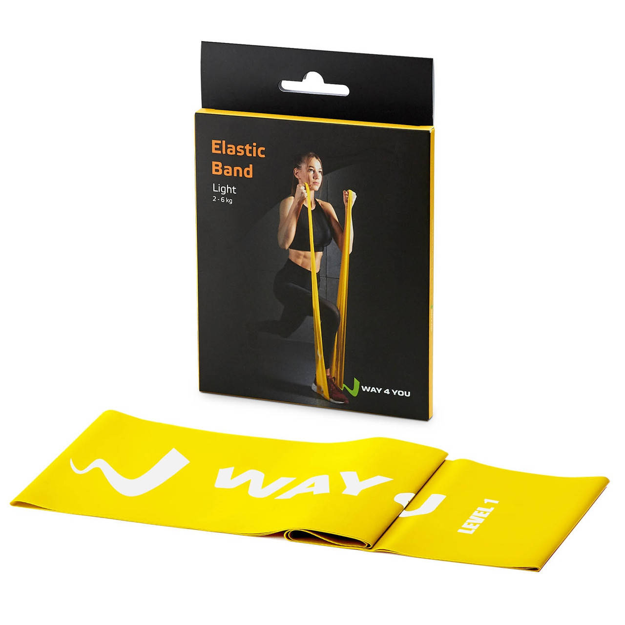 

Эластичная лента для фитнеса Way4you - Light (Yellow)