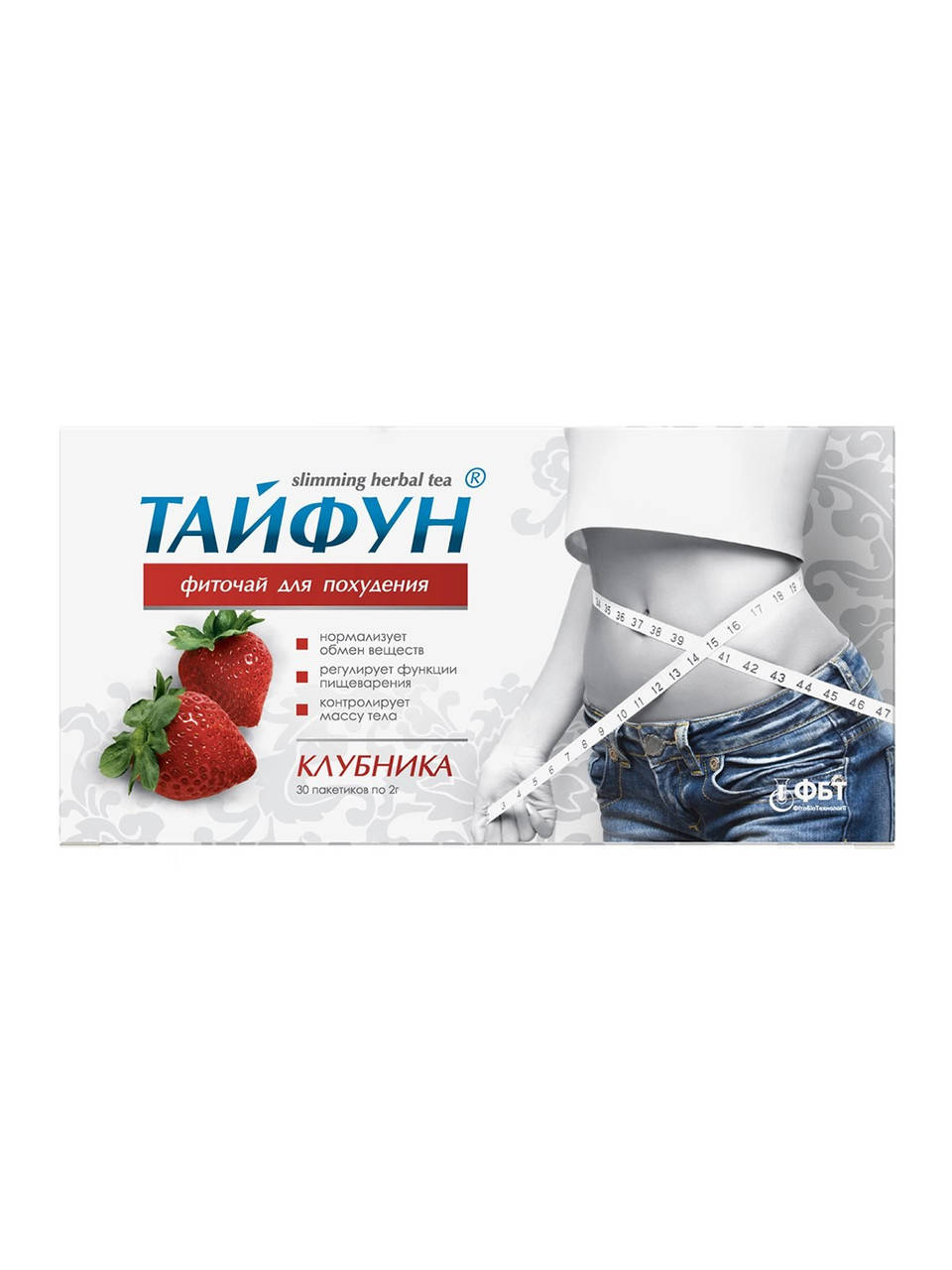 

Тайфун клубника чай 30 пак