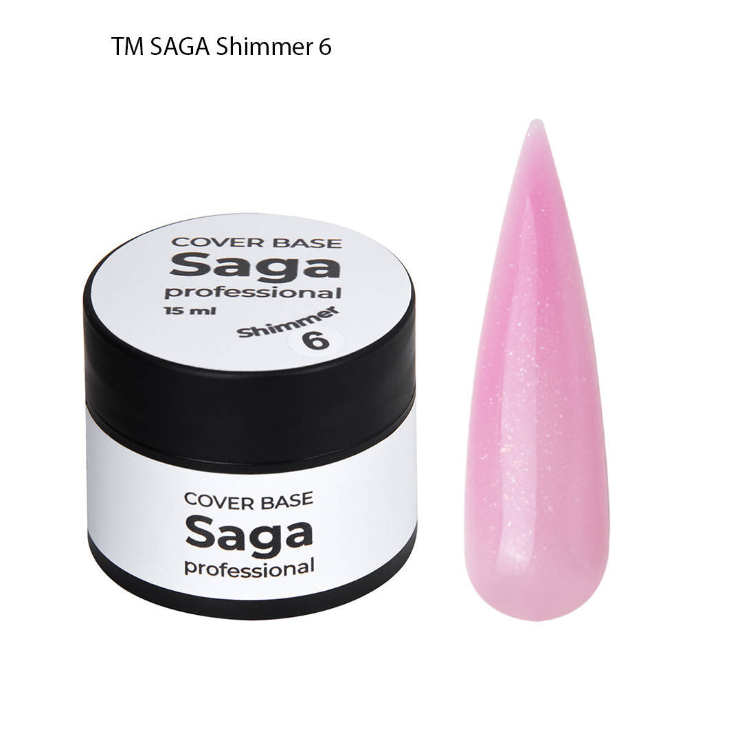 

SAGA professional база с шимером 15млл №6