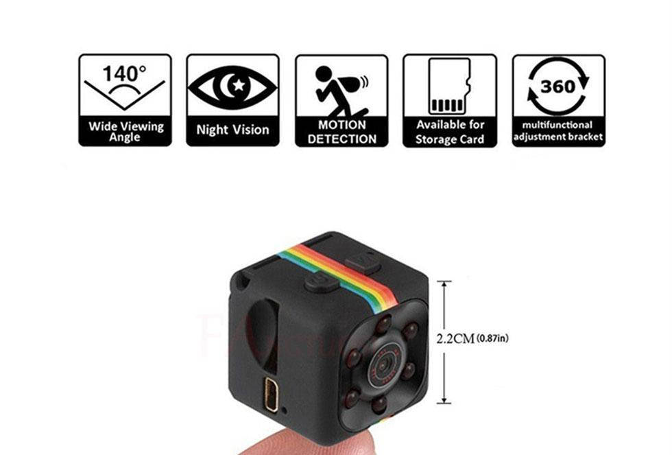 

Мини камера sq11 HD Сенсор ночное видение видеокамера движения DVR микро камера