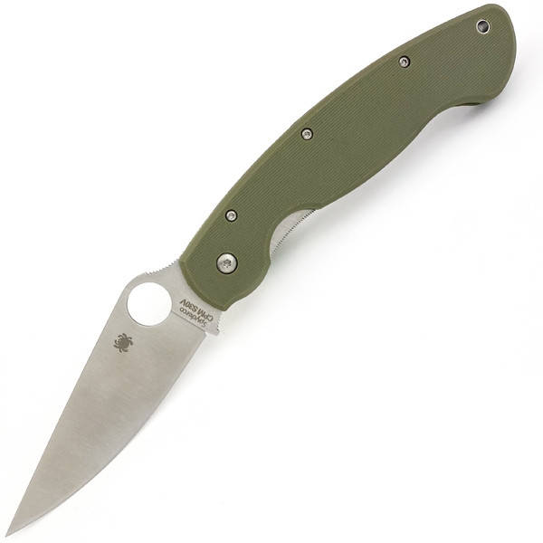 

Нож Spyderco Military C36 Nylon Оливковий з світлим клинком