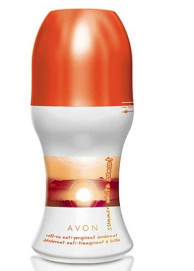 

Дезодорант-антиперспірант із кульковим аплікатором Summer White Sunset, 50 мл