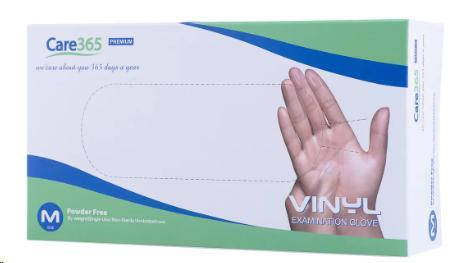 

Перчатки виниловые неопудренные Care Vinyl р-р М, Прозрачный