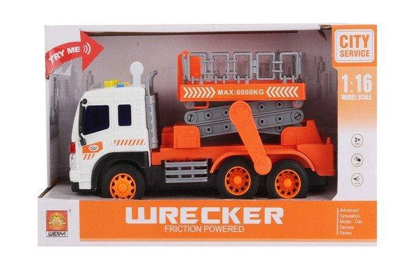 

Машинка инерционная 1:16 Wenyi Автовышка со звуком и светом WY-340D, Time Toys