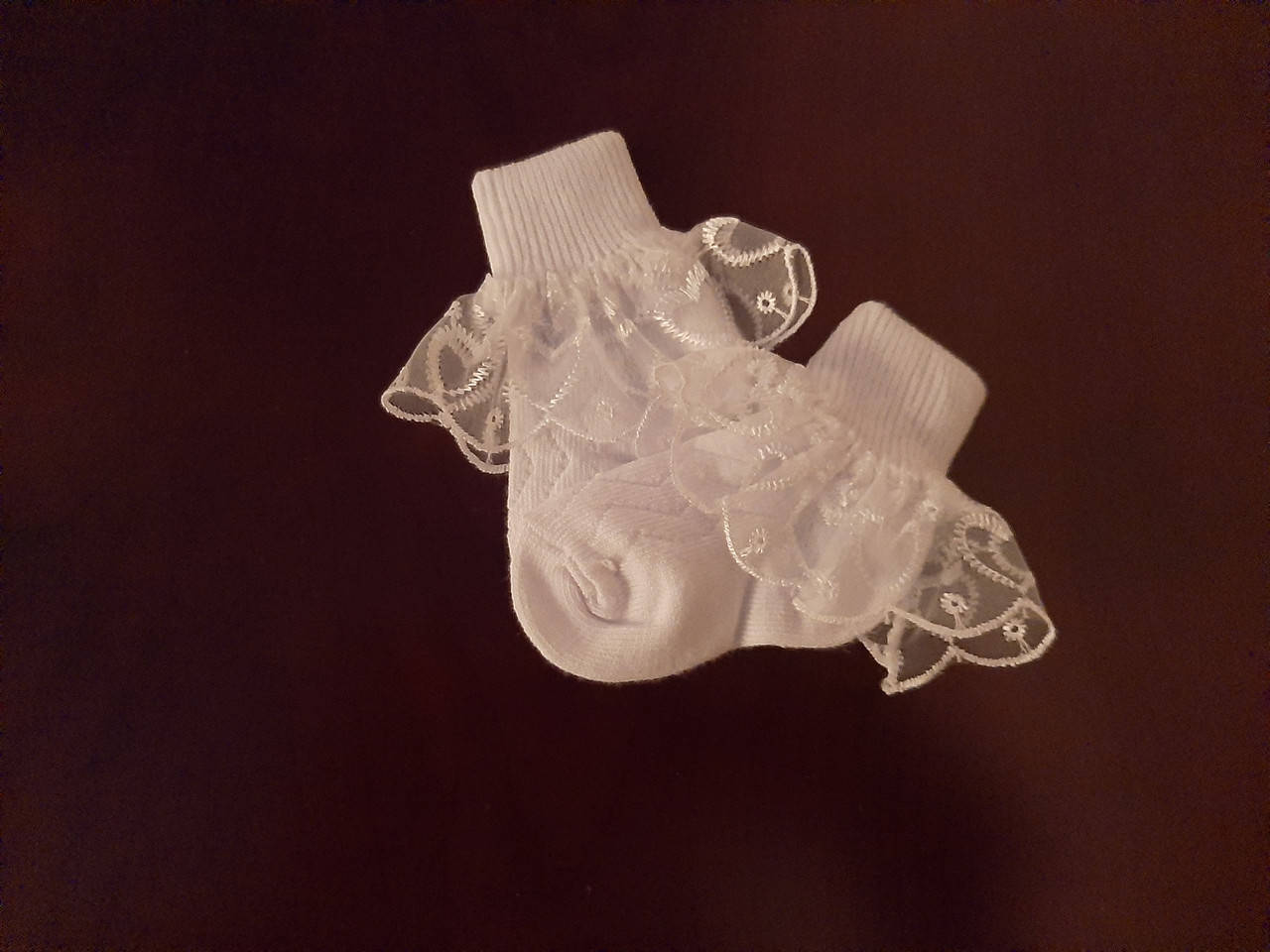 

Носочки для новонароджених, Белый