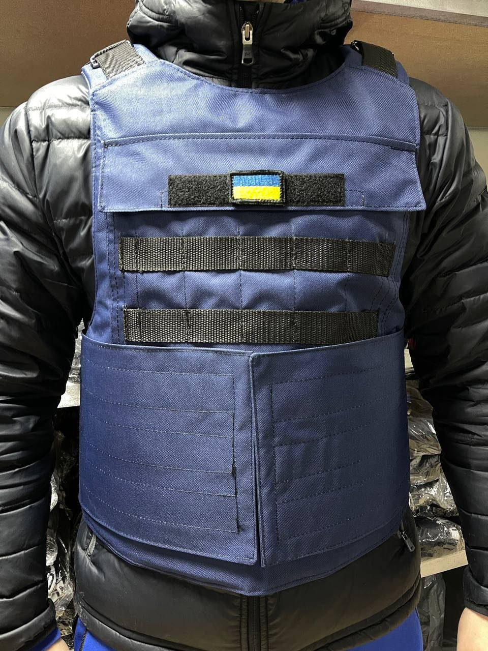 

Плитоноска разгрузка под бронежилет Оксфорд Blue