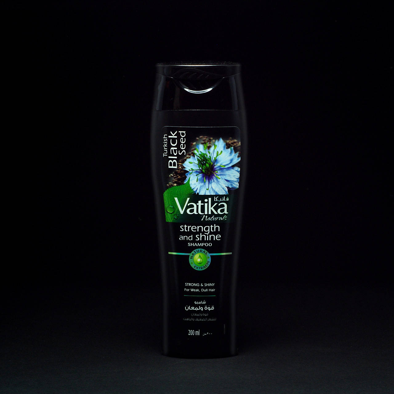 

Шампунь Vatika Black Seed от Dabur с черным тмином - для силы и блеска, 200 мл