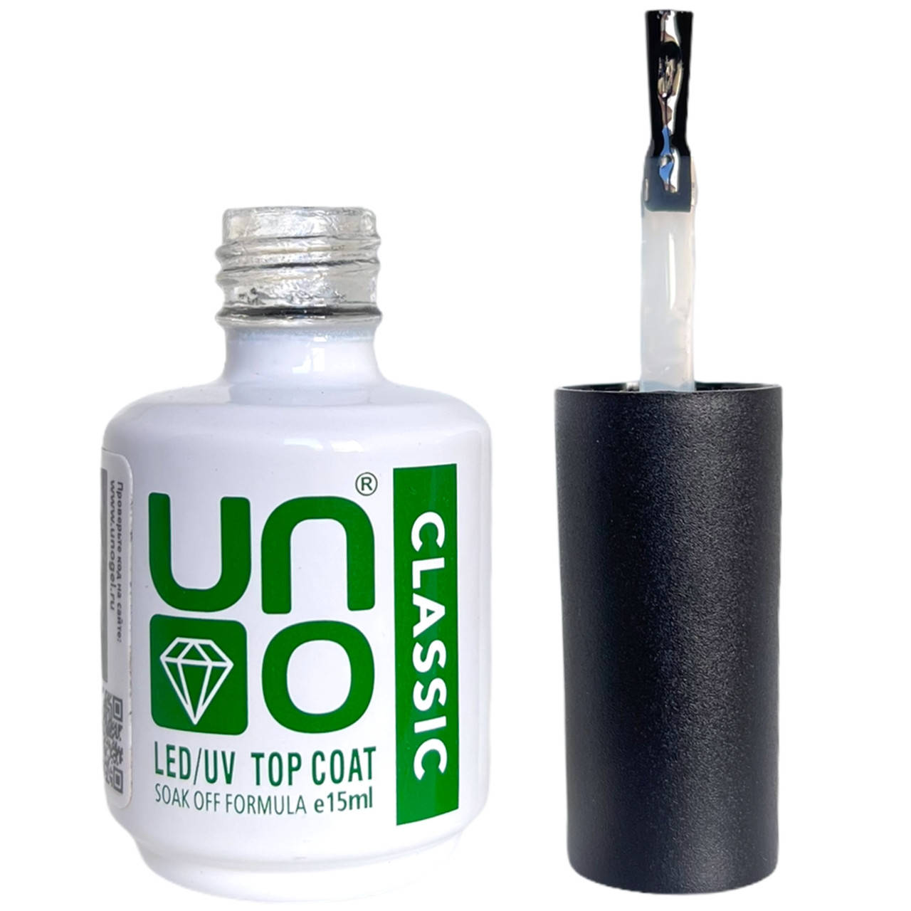 

Топовое покрытие UNO Classic Top с липким слоем для гель-лака, 15мл.