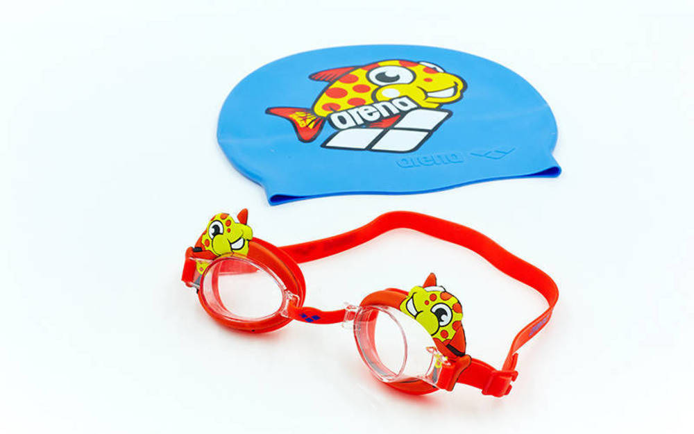 

Набор для плавания детский очки и шапочка ARENA WORLD AR-92295-20 Red (ZA04093)