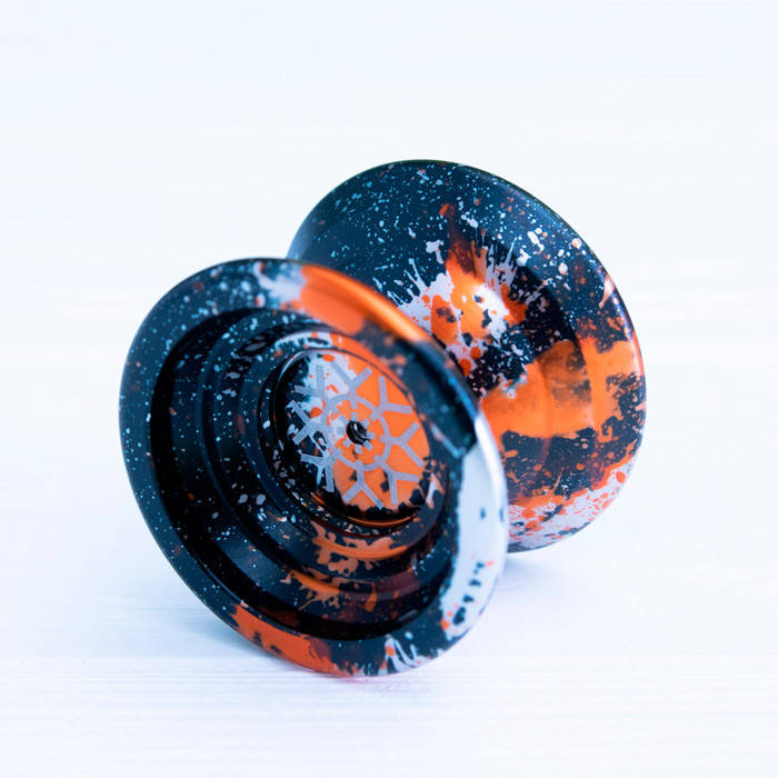 

Йо-йо (игрушка) профессиональное алюминий AresYoyo «SILVER XM» Black & Gold