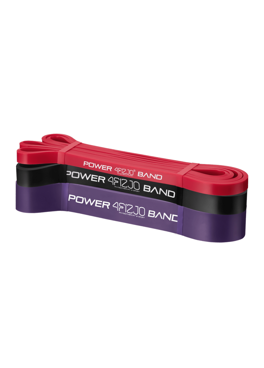 

Эспандер-петля (резинка для фитнеса и спорта) 4FIZJO Power Band 3 шт 6-26 кг 4FJ0002