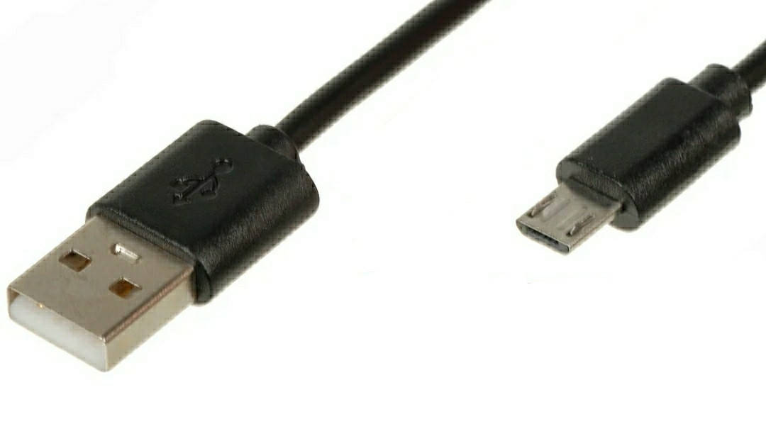 

Micro USB кабель для захищених смартфонів 8 mm 2A 100 см. Чорний, Черный