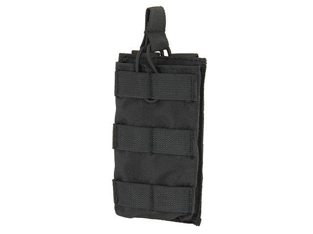 

Открытый одинарный подсумок для магазинов 5.56 - Black [8FIELDS] (для страйкбола), Черный