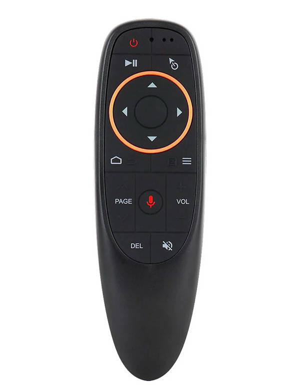 

G10S Fly Air mouse Гироскопическая аэромышь пульт с голосовым управлением, Черный