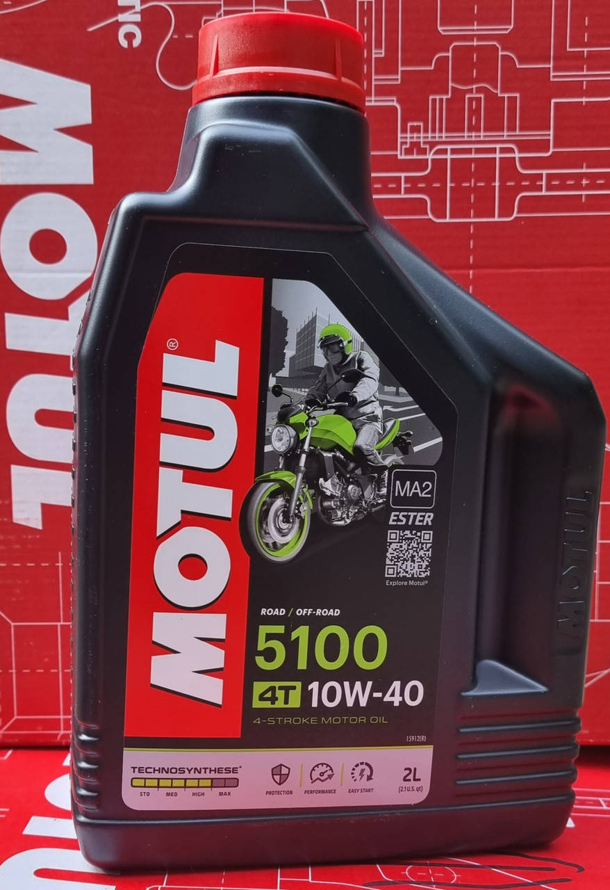 

Масло моторное для мотоциклов Motul 5100 4T SAE 10W40 (2L)