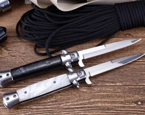 

Выкидной нож стилет JGF103, Черный