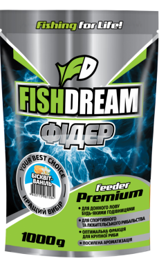 

Привада Fisf Dream Premium Фідер " Бісквіт - Ваніль "