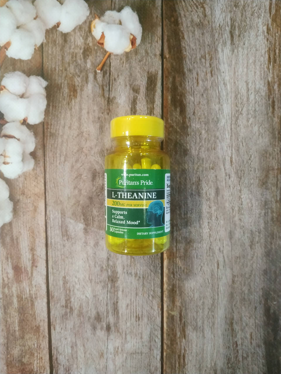 

Puritan's pride L-Theanine 200 mg 30 caps , л теанин