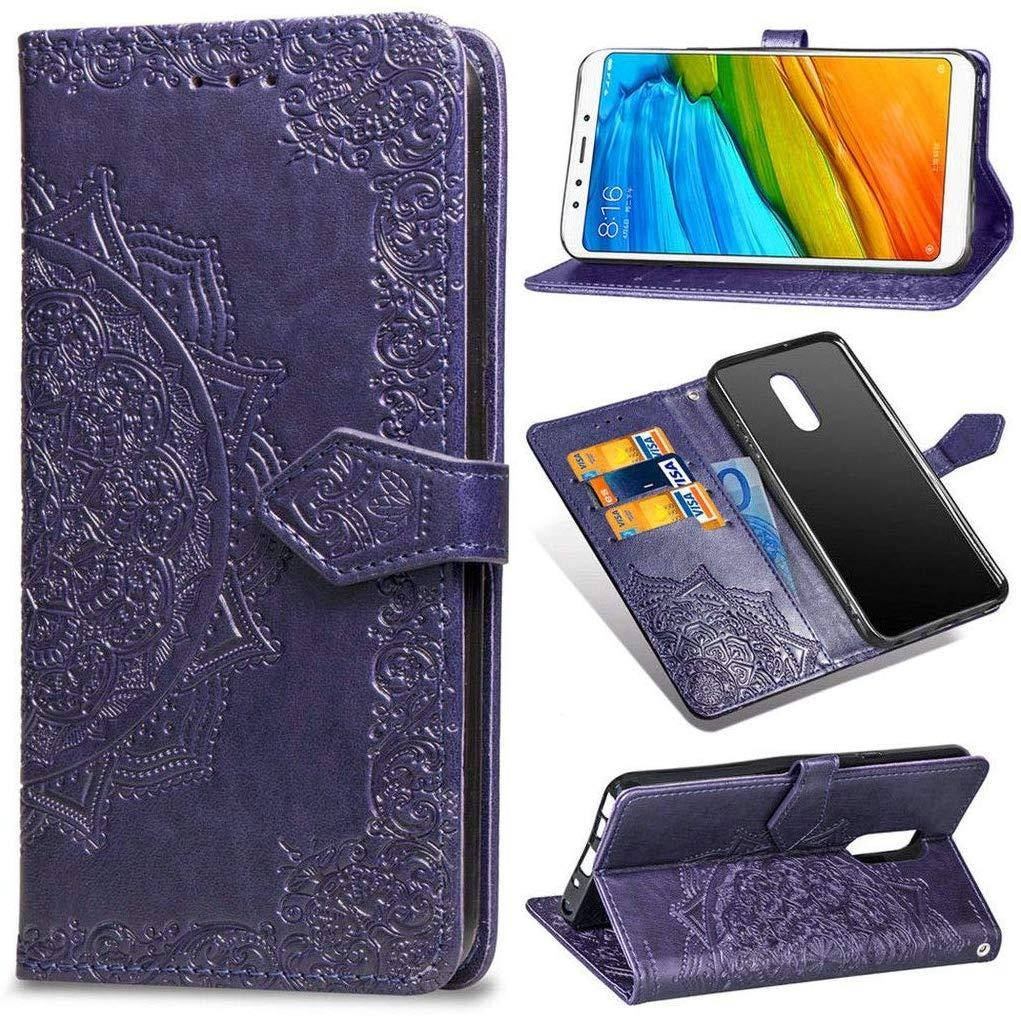 

Чехол Vintage для Xiaomi Redmi 5 Plus книжка кожа PU фиолетовый