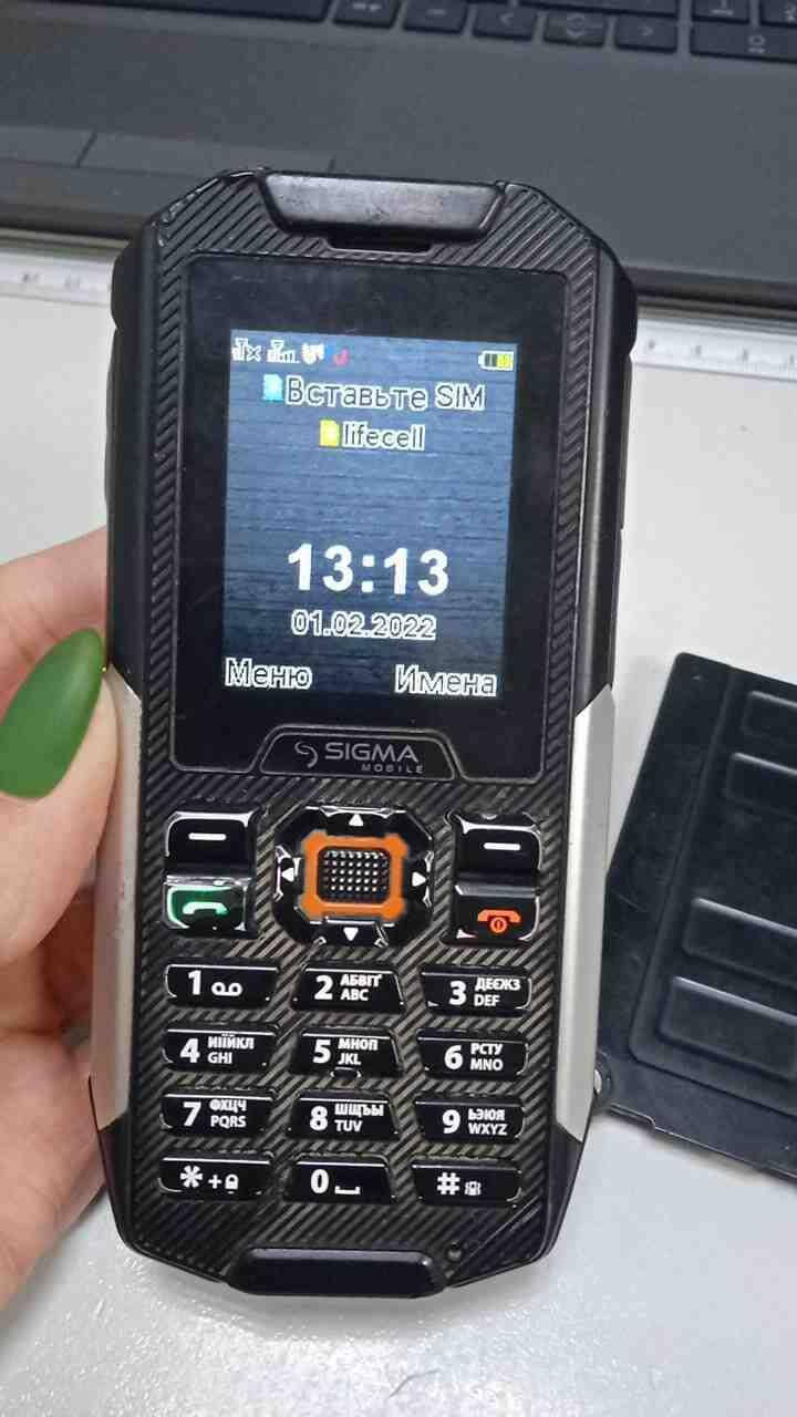 

Мобильный телефон смартфон Б/У Sigma mobile X-treme IT68, Black