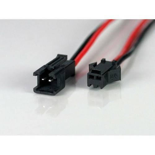 

Разъем 2pin черный с зажимом (комплект папа + мама)