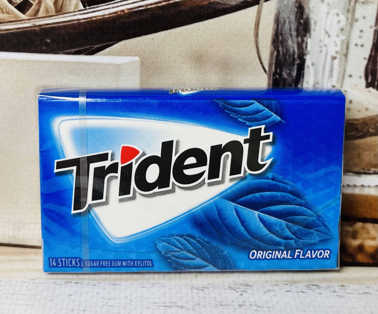 

Жуйка без цукру Trident Original Перцева м'ята