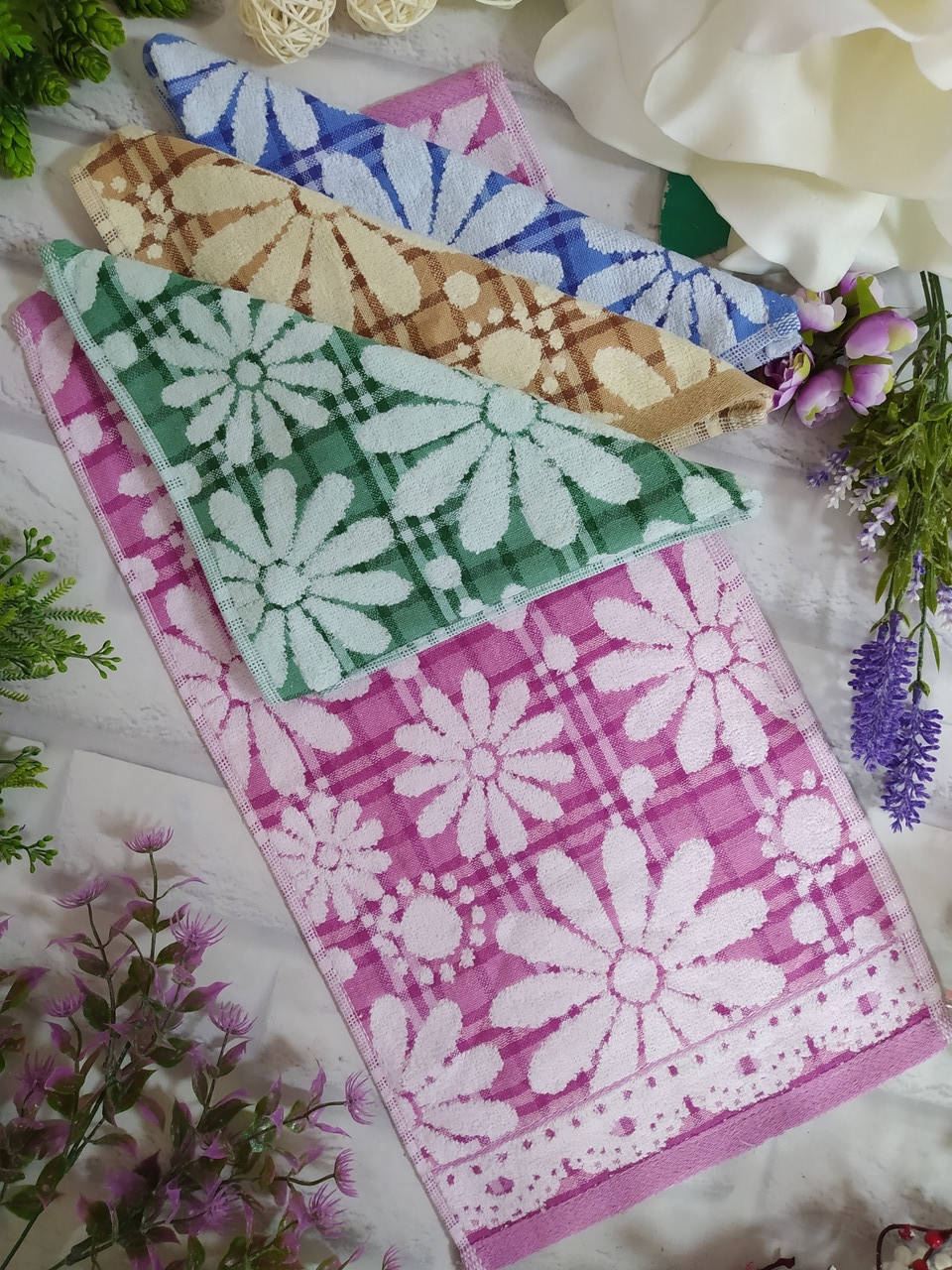 

Полотенце для кухни р. 50х25 см лен махра