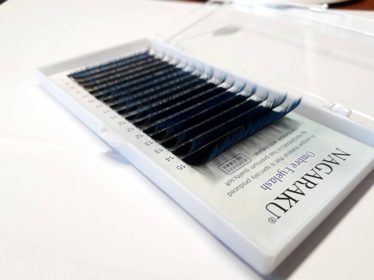 

РЕСНИЦЫ ОМБРЕ NAGARAKU MIX (СИНИЙ)