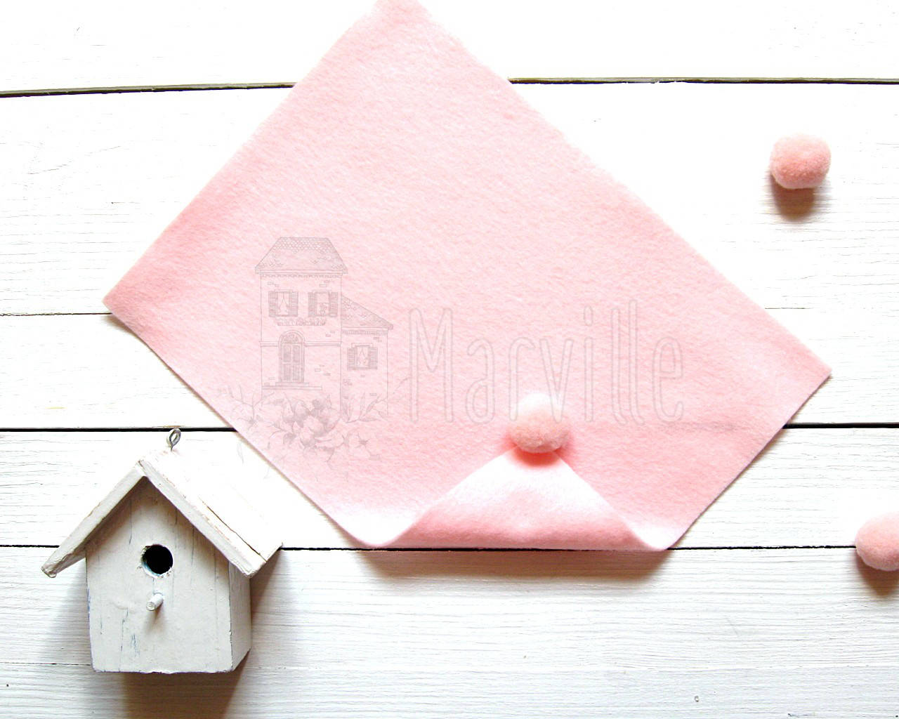 

Фетр корейский мягкий №05 светло-розовый (RN-02) 20х30 см