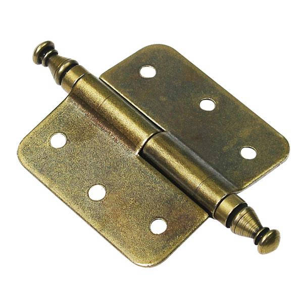 

Петля декоративная, прямая, старая бронза, правая