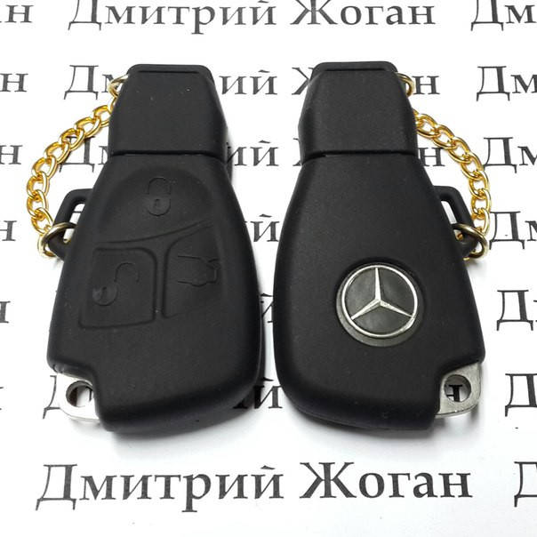 

Силиконовый чехол для ключа мерседес (MERCEDES) 3 кнопки, Черный
