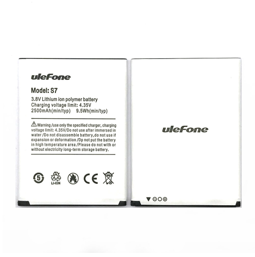 

Аккумулятор для Ulefone S7 (2500mAh) оригинал