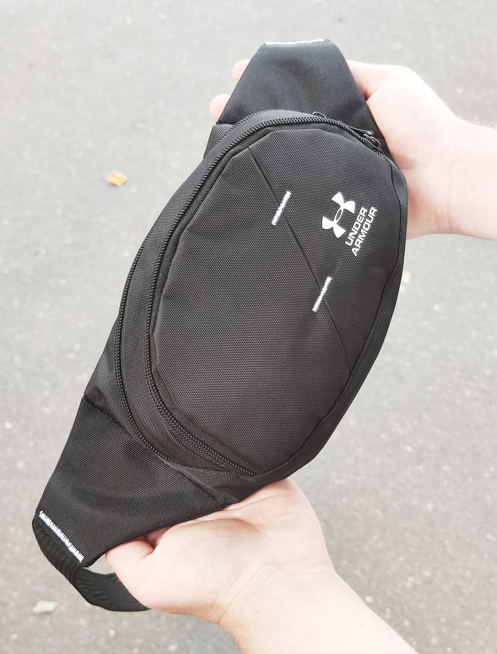 

Мужская бананка Under Armour, бананка черная мужская Under Armour, поясная сумка Under Armour мужская, Черный