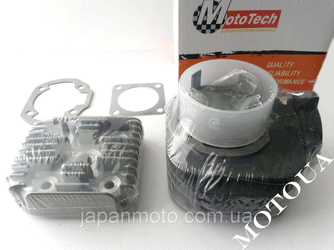 

Поршневая (ЦПГ) SUZUKI LETS (47mm/80cc) + головка Mototech