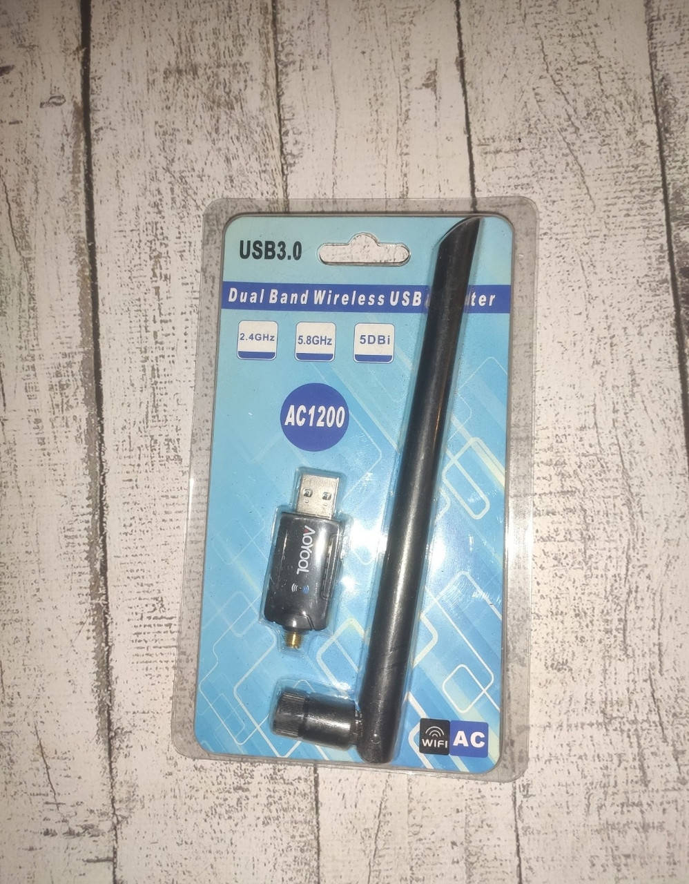 

Дводіапазонний AC1200 Мбіт/с 2,4/5 ГГц бездротовий 5DBI USB WiFi мереж