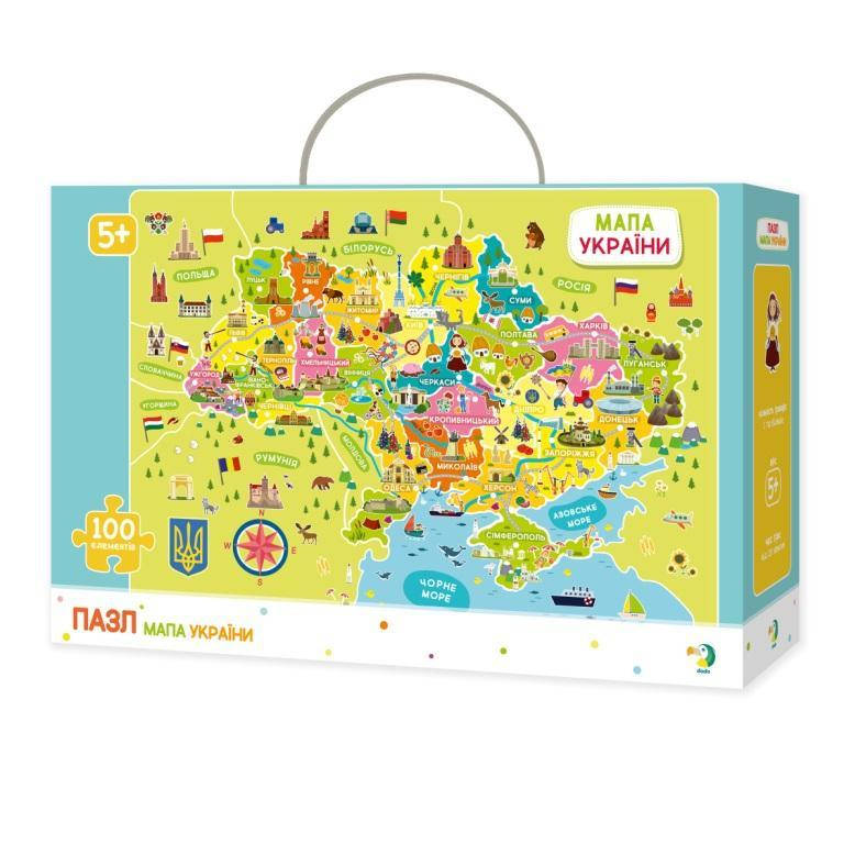 

300109 Пазл Мапа України