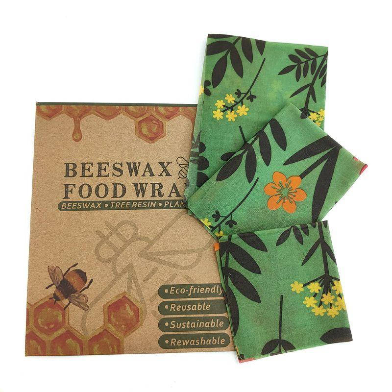 

Набор восковых салфеток Beeswax Wraps 3 шт