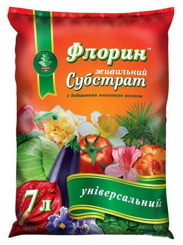 

Питательный субстрат Флорин УНИВЕРСАЛЬНЫЙ 7 л