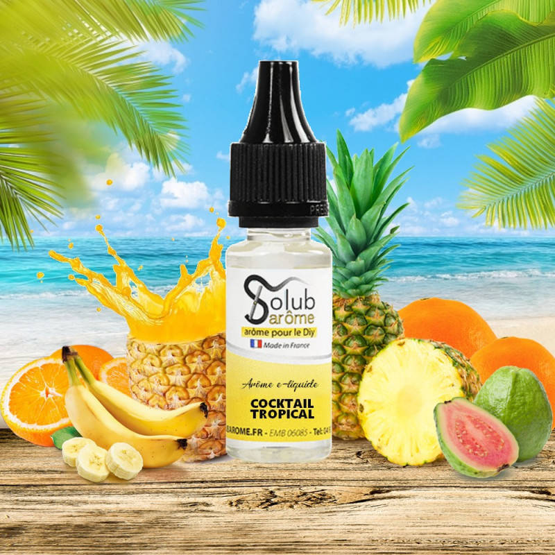 

Ароматизатор Solub "Coctail tropical" со вкусом тропического коктейля 5 мл