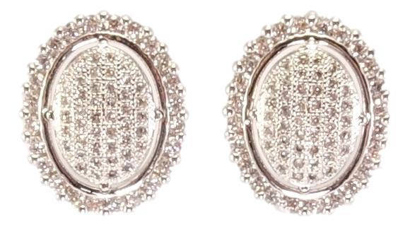 

Серьги Xuping Родий гвоздики (пусеты) "Овалы с инкрустацией цирконием"