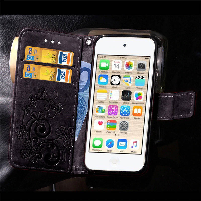 

Чехол Clover для iPhone 5 / 5s / SE Книжка кожа PU черный