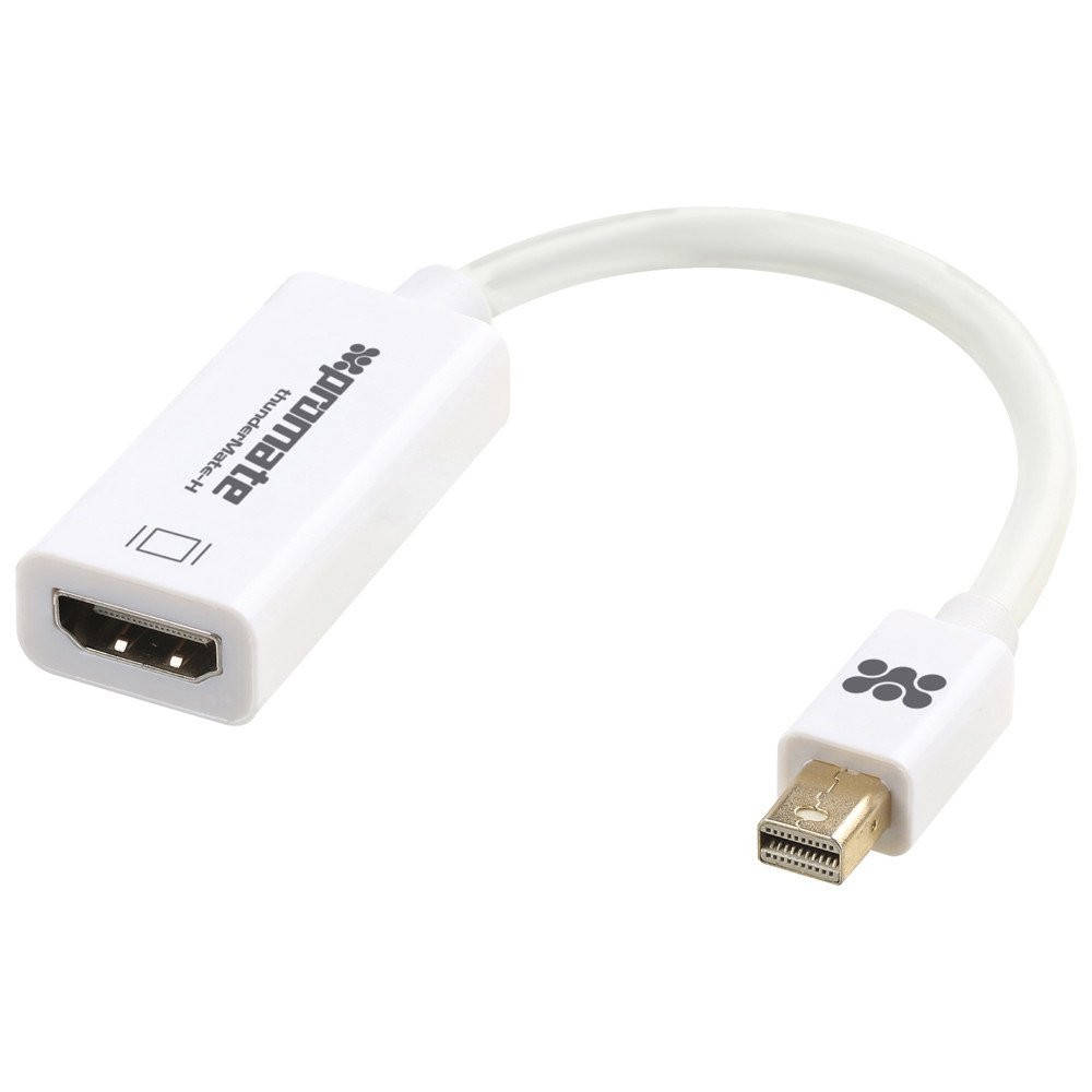 

БУ Переходник Promate thunderMate-H Mini DisplayPort - HDMI White (thundermate-h.white)