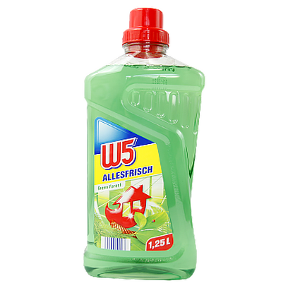 

Очищувач універсальний В5 зелений ліс W5 allesfrisch green forest 1,25L 9шт/ящ (Код : 00-00011169)