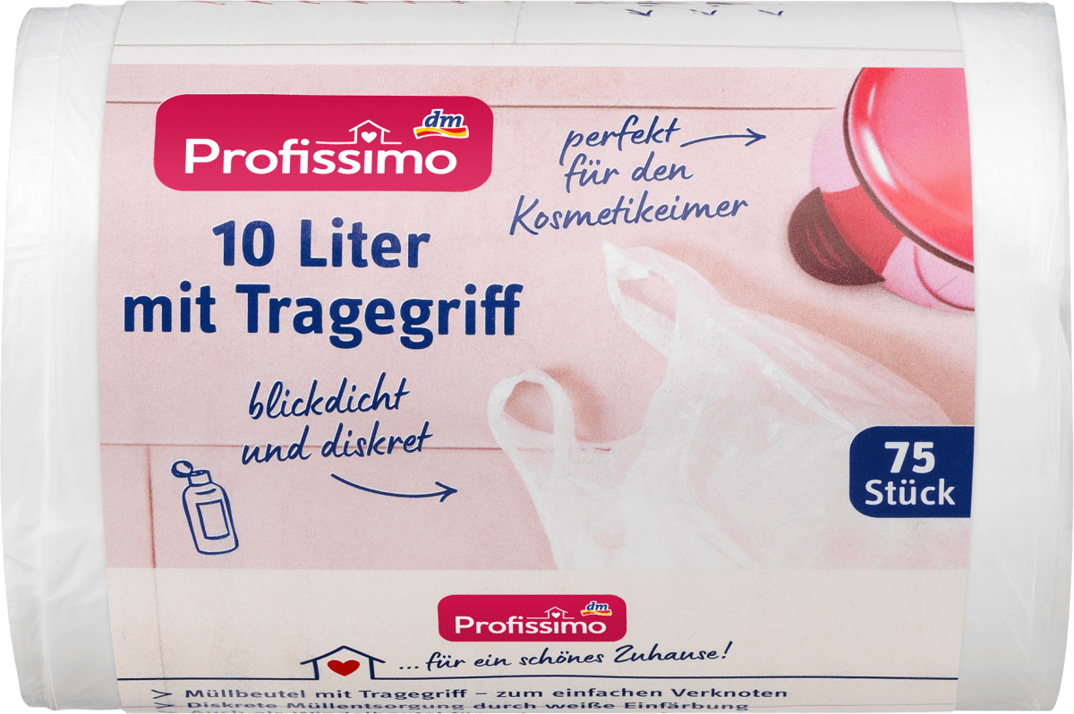 

Мешки для мусора на косметическое ведро Profissimo 10 L, 75 шт.