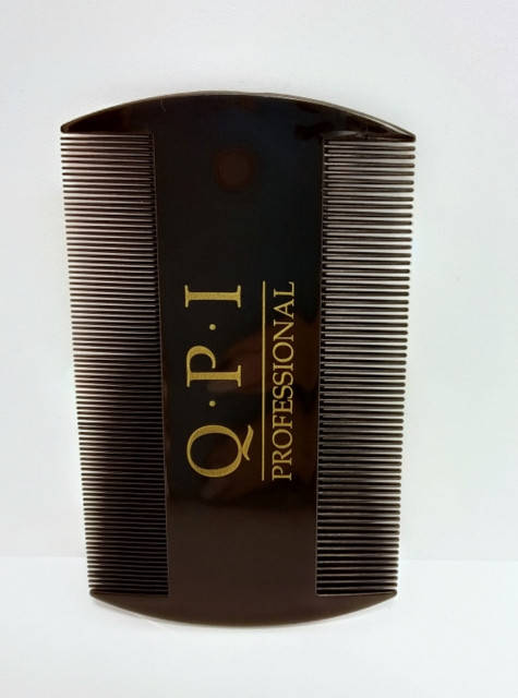 

Гребень для волос пластиковый двухсторонний QPI Professional 8,8 см PG-0011, Черный