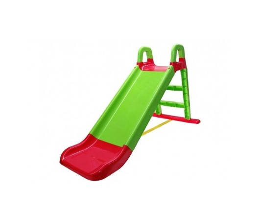 

Детская горка пластиковая для дома и улицы переносная, салатово-красная, Красный