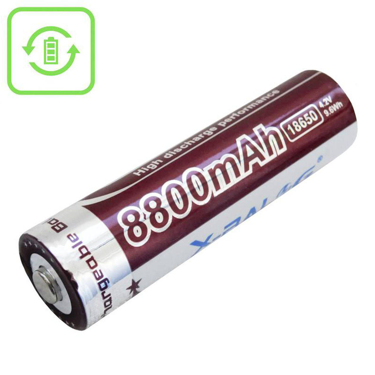 

Аккумулятор 18650 Li-ion (литий-ионный) X-BALOG 8800 mAh